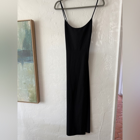 Zara NWOT black cross back dress - Picture 4 of 8